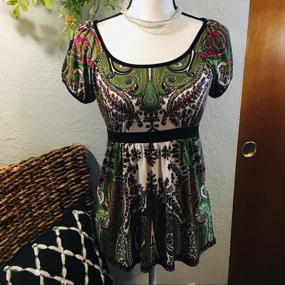 INC international concepts babydoll blouse